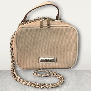 Adrienne Vittadini Dusty Rose Pink Pebbled type design Crossbody Bag Purse